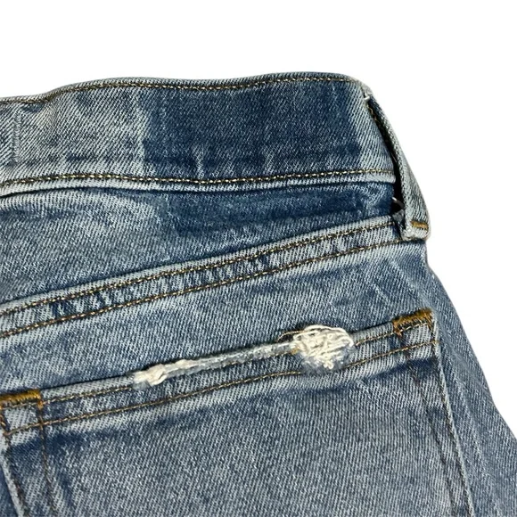 abercrombie&fitch high rise mom light wash lightly distressed jeans women’s 27” - Picture 11 of 11